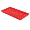 Polypro Shallow Tray (With Holes), Red – 4 Count